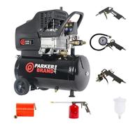 24L Air Compressor & Tool Kit - 9.6 CFM, 115 PSI, Portable Workshop Compressor