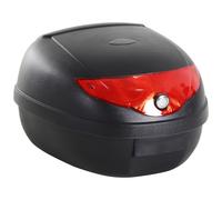 24L Motorcycle Trunk Tail Box Luggage Case with Two Keys and Plate HOMCOM