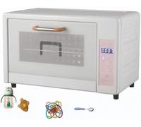 24L UV Sterilizer and Dryer Double Layer Sterilization Cabinet for Nail Tools Beauty Supplies Home Salon Barber Spa Use Pink Large Capacity Disinfection Box