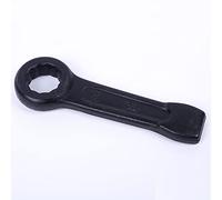 24MM 1Pcs Slogging Ring Spanner Set, Metric Single Ring Flat Spanner Box End Wrench 24-51mm for Hex Head Bolt Train Tube Extension Tool