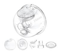 24mm Beast Pump Full Set Milk Collector Cup Only Compatible with Momcozy S12 Pro/S9 Pro Breast Pump, NOT for S9/S12,for S12 Pro/S9 Pro Wearable Breast Pump Replacement Parts with 24mm Flange