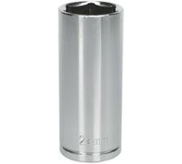 24mm Chrome Plated Deep Drive Socket - Durable 1/2 Inch Square Drive Tool