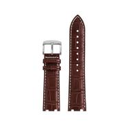 24mm Double Notch Cowhide Watch Strap Compatible With Casio EFR-539D/EFR-539BK Watch Band With Motorsport Men's Accessories