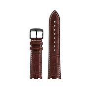 24mm Double Notch Cowhide Watch Strap Compatible With Casio EFR-539D/EFR-539BK Watch Band With Motorsport Men's Accessories