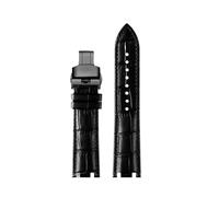 24mm Double Notch Cowhide Watch Strap Compatible With Casio EFR-539D/EFR-539BK Watch Band With Motorsport Men's Accessories