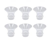 24mm Flange Inserts - Compatible with Chest, Comfortable Fit & BPA - Liquid Silicone, Portable & Easy to Clean, Nursing Pump Accessories for Moms, 6pcs Set (Type 4)