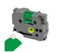 24mm Laminated Tape Compatible Brother TZe Tze251 Strong Adhesive Sticker for P Touch Labeling Machine PT550(Black on Green)
