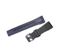 24mm Men's Rubber Sport Waterproof Fit for Casio GA2000/GA-2000-1A2(Dark Blue Black)