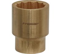 24mm Non-Sparking WallDrive Socket - 1/2" Square Drive - Beryllium Copper Loops Copper One Size