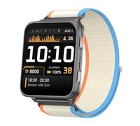 24mm Nylon Band Compatible with Garmin Venu X1/ Coros Nomad Watch Band, Trail Loop Works with 24mm Watch Lugs (Orange Beige)