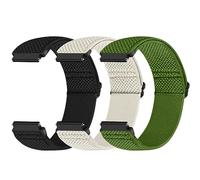 24mm Quick Release Elastic Straps Compatible with Suunto 9/9 Baro/9 Titanium/D5/7/Ticwatch Pro 5/Fossil Q Machine Hybrid/Nate Hybrid/MK Sofie/Grayson/GMa-s2100/G-shock ga2100 Nylon Band for Women Men