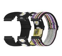 24mm Quick Release Elastic Watch Straps Compatible with Garmin Venu X1/Suunto 9/9 Baro/9 Titanium/D5/7/TicWatch Altas/Pro 5/Pro 5 Enduro/COROS Nomad/iTouch AIR 4 41mm 46mm/AIR 3 44mm/G-shock ga2100