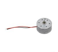 24mm Round DC Motor 1.5V to 6V for DIY Fan and Electronic Projects, RF-300CA RK-300C Model, Brushless Small Electric Motor with Metal G(45mm)