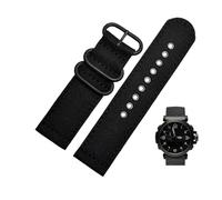 24mm Sweat-Proof Canvas Nylon Watchband fit for Casio Protrek 5571 PRW-6600y 5497 PRG-600Y 650