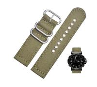 24mm Sweat-Proof Canvas Nylon Watchband fit for Casio Protrek 5571 PRW-6600y 5497 PRG-600Y 650
