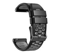24mm Two-Tone Silicone Sport WatchBand fit for Garmin Venu X1(A)