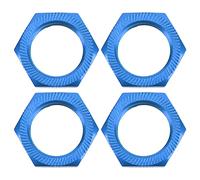 24mm Wheel Hex Hub Nut Aluminum Alloy High Strength for ARRMA 1/5 Outcast Kraton 8s (Dark Blue)
