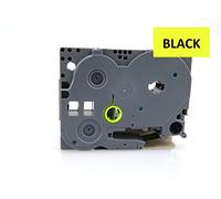 24mm Width Laminated Label Tape for Brother P-Touch PT-1000. Black ON Flourescent Yellow. 8m in Length. TZe-C51. See Description for List of Compatible Printers. TZ-C51