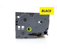 24mm Width Laminated Label Tape for Brother P-Touch PT-1000. Black ON Yellow 8m in Length. TZe-651. See Description for List of Compatible Printers. TZ-651
