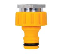(24mm, Yellow) Hozelock Indoor Threaded Tap Connector