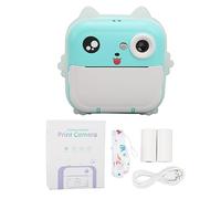 24MP Digital Kids Camera, with 2.4in Screen, HD IPS, 800mAh Battery, Silicone Kids Instant Camera Thermal Print Digital Mini Camera (Blue)