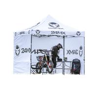24MX Easy-Up Race Tent with Walls Grey