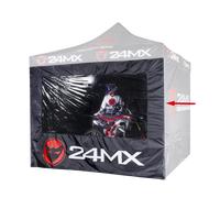 24MX Window Wall for Easy-Up Race Tent Black