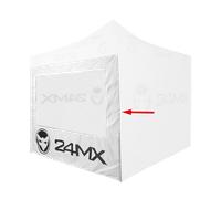 24MX Window Wall for Easy-Up Race Tent Grey