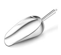 24oz Big Ice Scoop, Onader Stainless Steel Metal Scoop for Food Flour Candy, Utility Ice Shovel Scooper Perfect for Bar Buffet Kitchen Party, Heavy Duty & Sturdy, Easy Clean & Dishwasher Safe