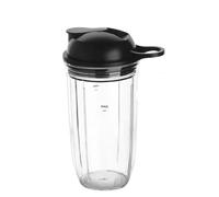24oz Blender Cup with to-Go Lid Compatible for NutriBullet Combo | 1000W And 1200W Blenders, 24oz Replacement Cup With To-go Lid For Drink Preparation.