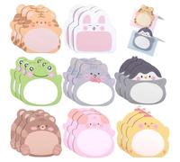 24Pack Cute Animal Sticky Notes, 480 Sheets Self-Stick Cute Post it Notes for Office Home & School Use