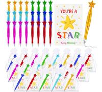 24Pack End of Term Gifts for Children End of Year Class Gifts for 24 Children Motivational Pen With Cards to Pupils & Gift Bags Primary School Leavers Gifts Classroom Gifts School Rewards