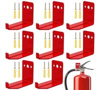 24Pack Fire Extinguisher Mount & Bracket Universal Fire Extinguisher Holder 20Lb Metal Hooks with Screws Wall Mounted Hanger