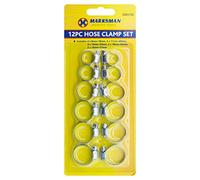 24PC Hose CLAMP Set 5 Assorted Sizes Clip Clamps ZINC Plated 8-27MM Tool Pipes