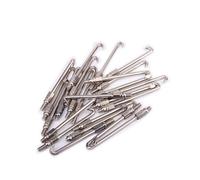 24pcs 2.5 Inch Silver Plated Round Banjo Hooks with Nut Tuning Accessory Kit for Banjo