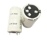 24PCS-2PCS 2.7V 360F 2.7V360F 360F 36 * 64MM Capacitor Capacitor Energy storage elements (Size : 2.7V360F 2PCS)