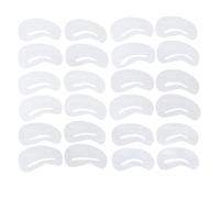 24pcs 6 Sets Eyebrow Stencil Templates White Abs Plastic