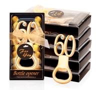24PCS 60th Birthday Bottle Opener for Birthday Party Favors 60th Wedding Anniversaries Souvenirs Favors Gifts Decorations (24, 60)