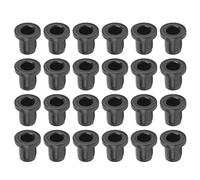 24pcs A Arm Short Bushing Kit 5439270 Replacement for Polaris 400 425 500 700 800 900, 5431846, 5432091, 5433063, 5434548, 5436972, 5438895 Black ABS