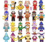 (24pcs-A+B+C) Building Block Fit Lego Sonic The Hedgehog Minifigures Kids Toys Gifts