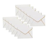 24pcs A7 Gold Border Envelopes Self Seal Foil Mailers for Cards