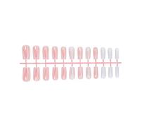 24Pcs Acrylic Press On Nails with Snowflake Designs - Long Lasting Christmas Fake Nails for Women, Holiday Parties, Winter Events, Gift Ideas