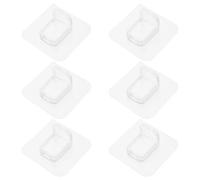 24pcs Adhesive Shelf Support Pegs 6x6cm Plastic Bookcase Divider