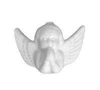 24PCS Angel Shapes Foam Bear White Shapes for Craft Valentine Party Adornment Decorations