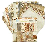24pcs Autumn Garden Scrapbooking Pads Paper Origami Art Background Paper Card Making Scrapbook Paper Craft