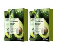 24PCS Avocado Face Mask, Acid Avocado Cleansing Facial Bubble Mask, Avocados Bubble Mask, Anti-Wrinkle and Anti-Ageing Firming Masks, Moisturizing Nourishing Avocados Masks for All Skin Types