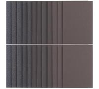 24pcs Backed Sanding Sponge Sheets Aluminium Oxide 180-3000 Grit