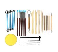 24pcs Ball Stylus Dotting Tools Clay Pottery Modeling Carving Rock Painting Kit