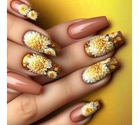 24Pcs Ballerinas Coffin Fake Nails Press On Artificial False Glues On Designs French Tips Acrylic Glues On Nail For Women Clear