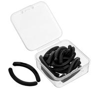 24Pcs Black Eyelash Curler Replacement Pads Soft Rubber Refill Cushions for Gentle Lash Curling Ideal for Makeup Tools at Home
